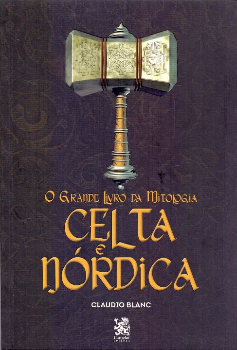 Livro O grande livro da mitologia celta e nórdica: capa e...