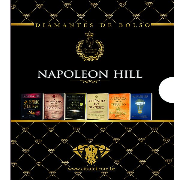 Livro Kit napoleon hill - diamante de bolso