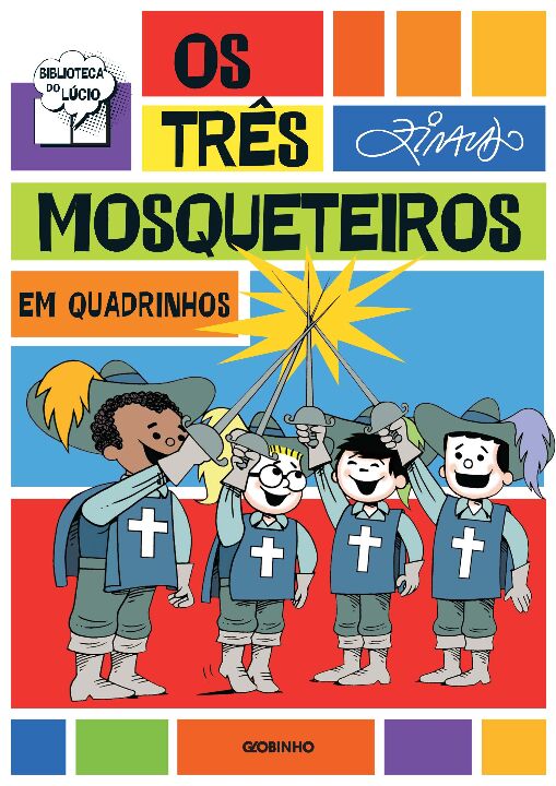 Livro Os três mosqueteiros em quadrinhos