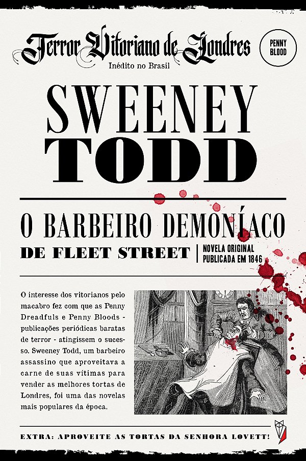 Livro Sweeney Todd: o barbeiro demoníaco de Fleet Street