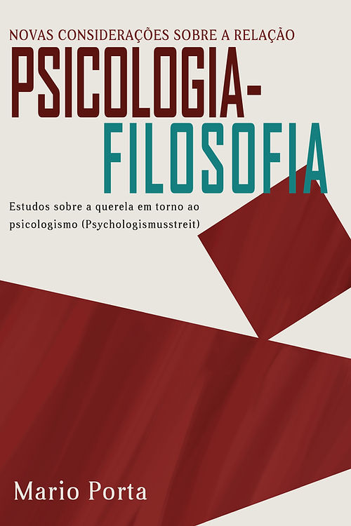 Livro Novas Considerações Sobre A Relação Psicologia-Filo...