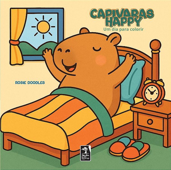 Livro Capivaras Happy: Um dia para colorir