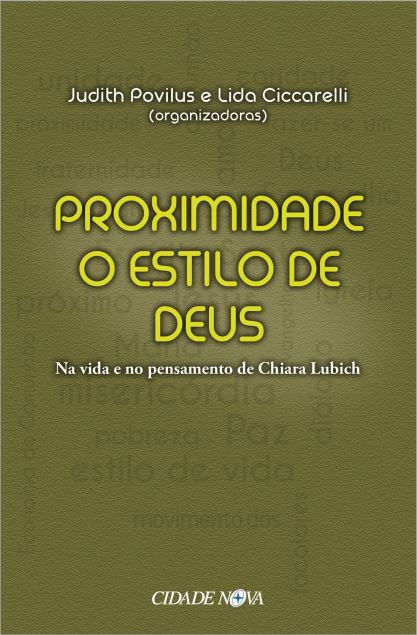 Livro Proximidade O Estilo De Deus - Na Vida E No Pensame...