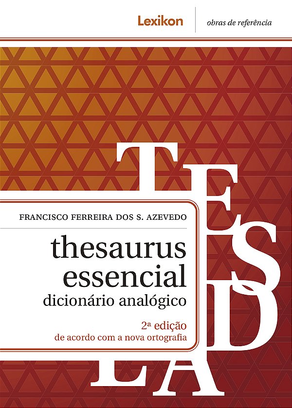 Livro Thesaurus Essencial - Dicionário Analógico