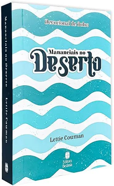 Livro Mananciais no Deserto - Devocional de bolso - Azul