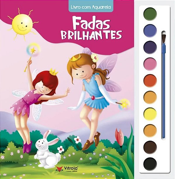 Livro Aquarela - Fadas Brilhantes