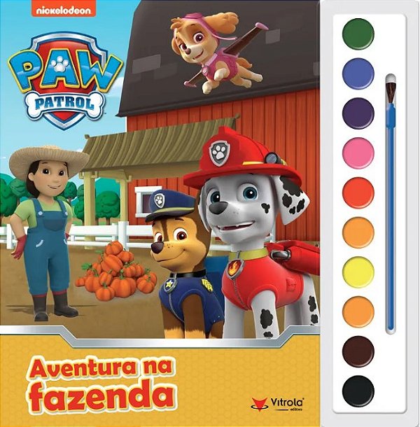 Livro Aquarela - Patrulha Canina: Aventura Na Fazenda