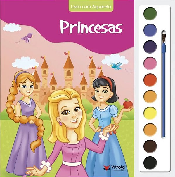 Livro Aquarela - Princesas