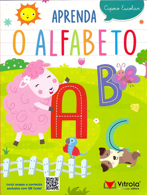 Livro Apoio Escolar - Aprenda O Alfabeto