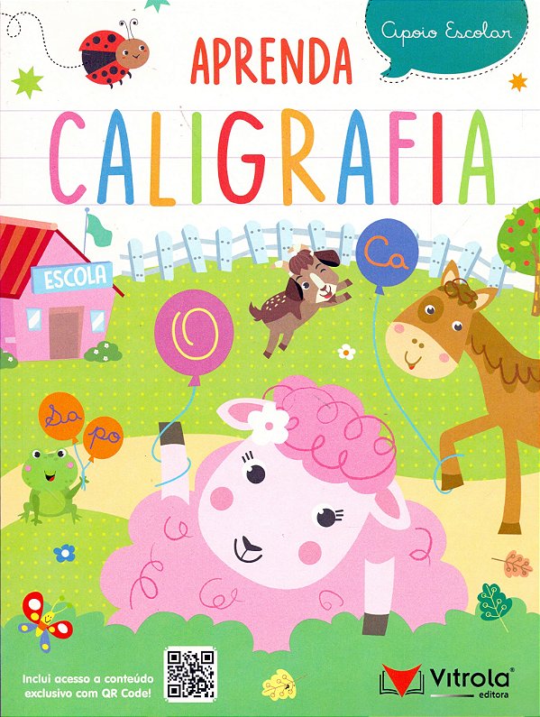 Livro Apoio Escolar - Aprenda Caligrafia