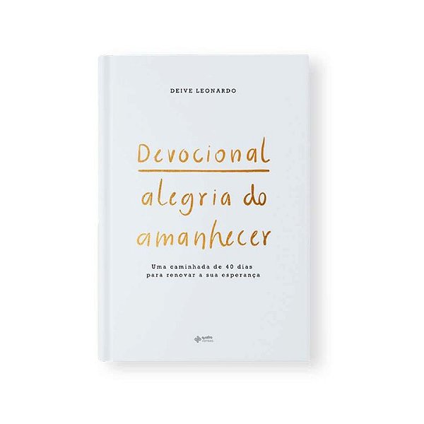 Livro Devocional Alegria do Amanhecer