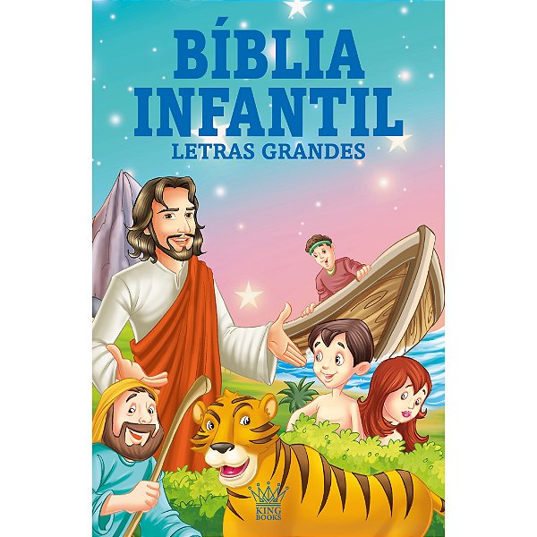 Livro Bíblia infantil - Letras grandes