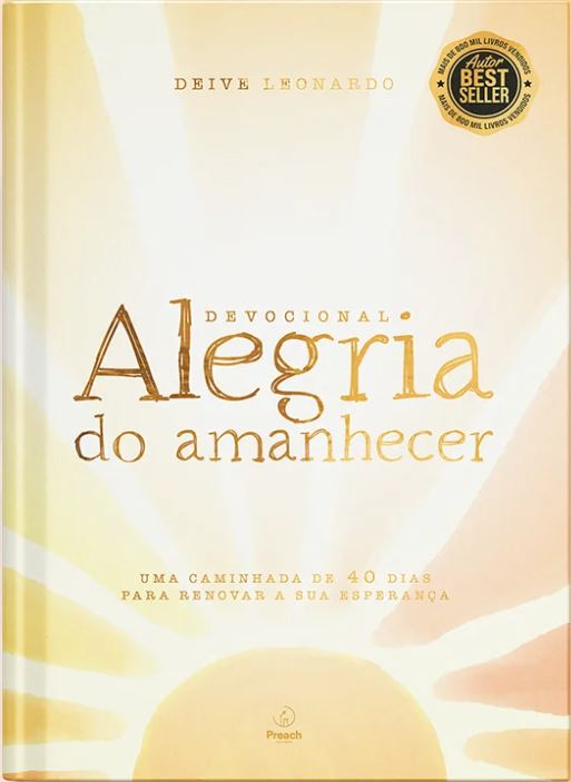 Livro Devocional alegria do amanhecer