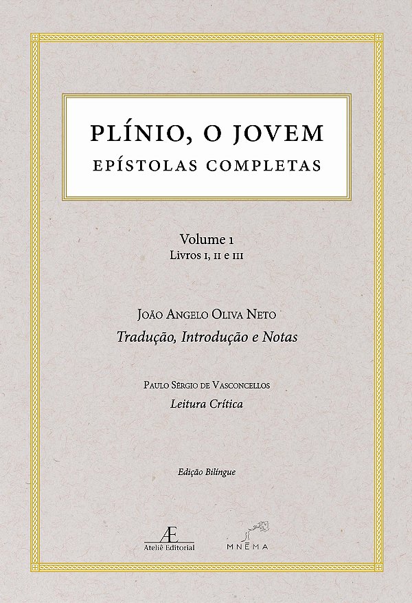 Livro Plínio, o Jovem: Epístolas Completas (Volume 1 - Li...
