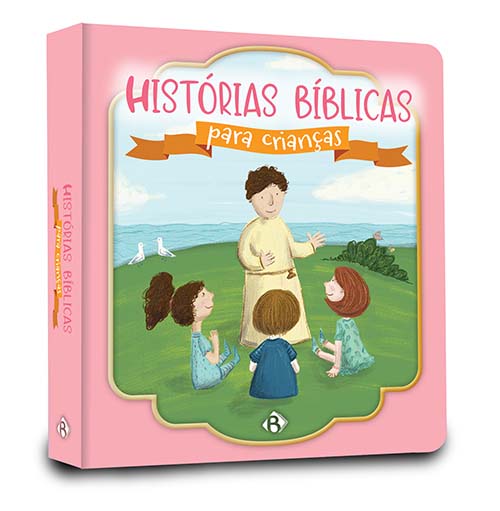 Livro Histórias bíblicas para crianças - (Capa menina alm...