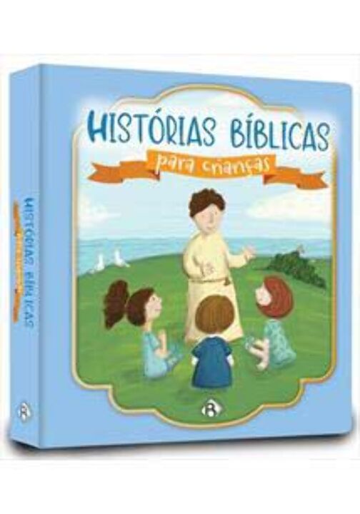 Livro Histórias bíblicas para crianças - (Capa menino alm...