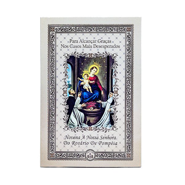 Livro Novena a Nossa Senhora do Rosário de Pompéia