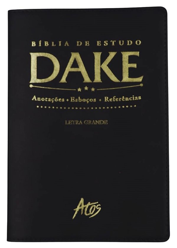 Livro Biblia De Estudo Dake - Preta