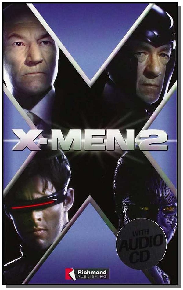 Livro X-Men 2 Com Audio Cd