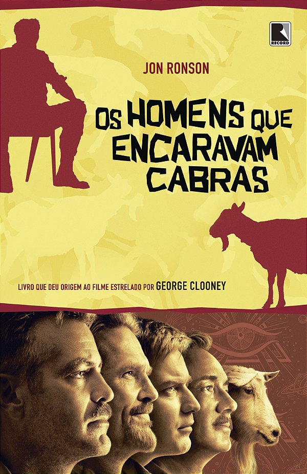 Livro Os homens que encaravam cabras