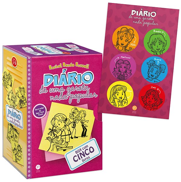 Livro Box Diário de uma garota nada popular (Edição de bo...