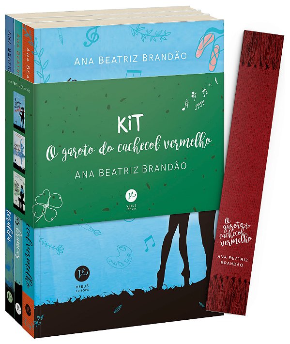 Livro Kit O garoto do cachecol vermelho