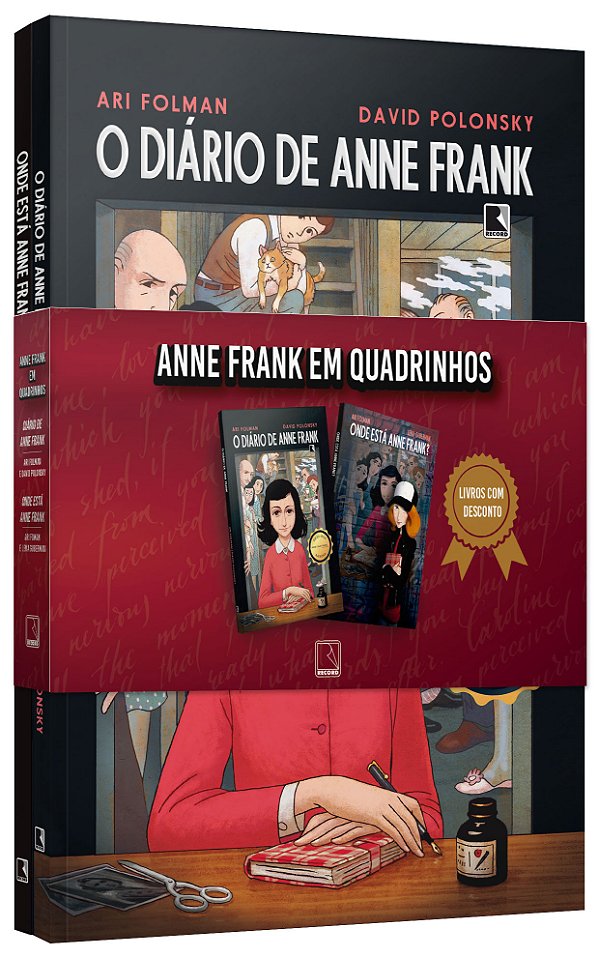 Livro Kit Anne Frank em quadrinhos