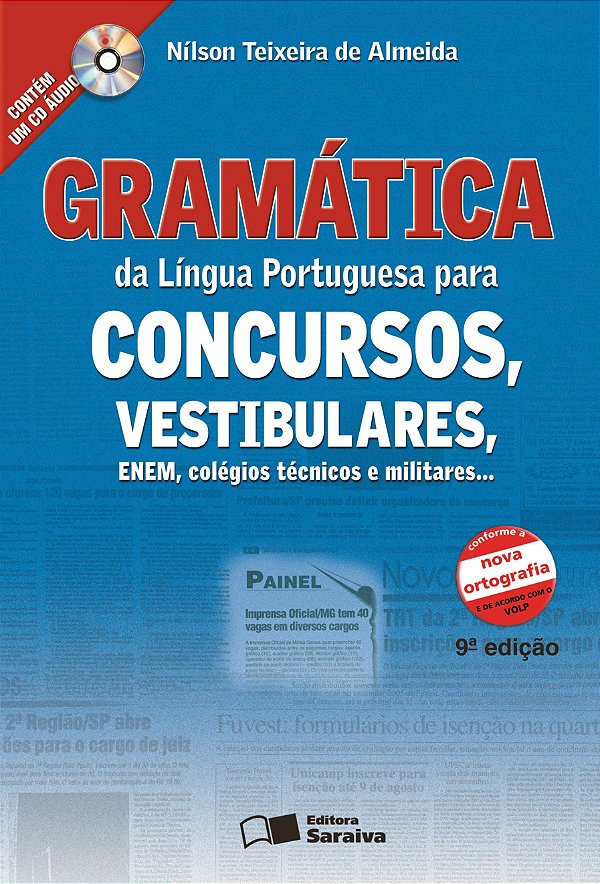 Livro Gramática da língua portuguesa para concursos, vest...
