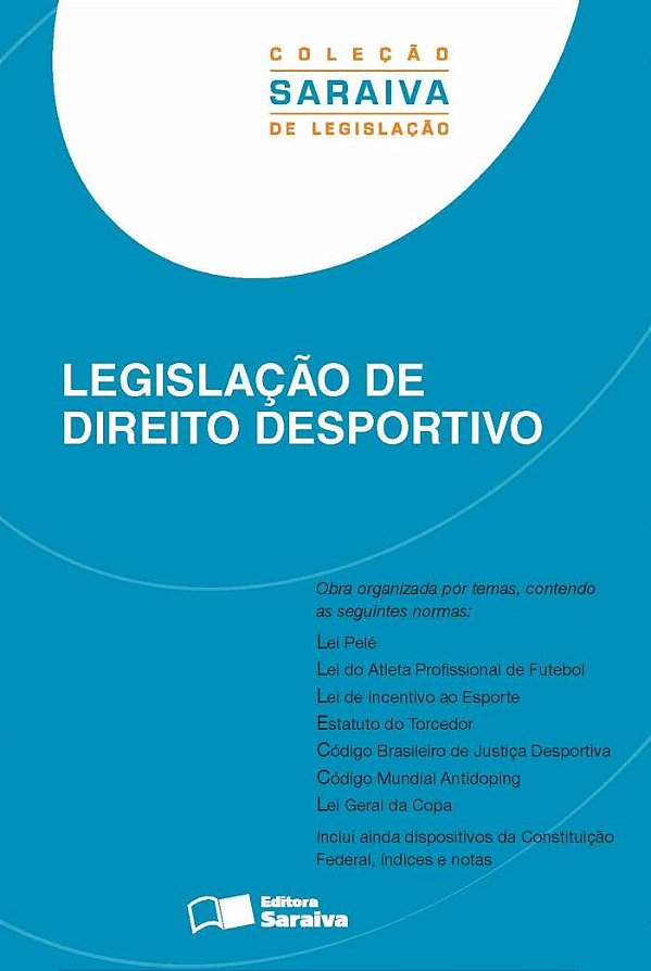 Livro Legislação de direito desportivo
