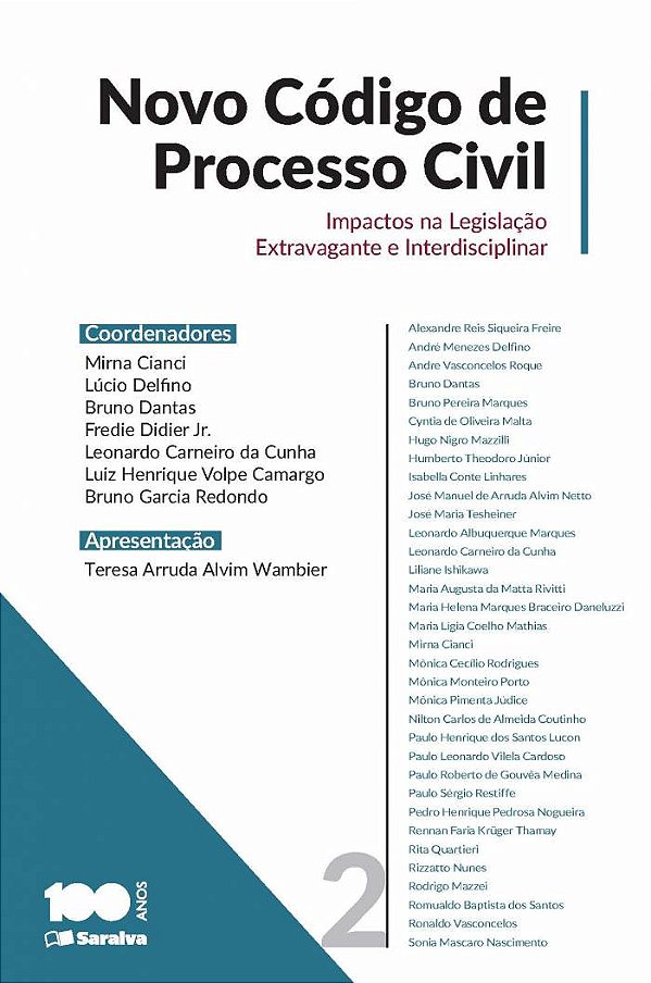 Livro Novo código de processo civil: impactos na legislaç...