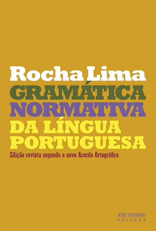 Livro Gramática normativa da língua portuguesa
