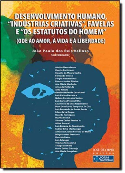 Livro Desenvolvimento humano, "indústrias criativas", fav...
