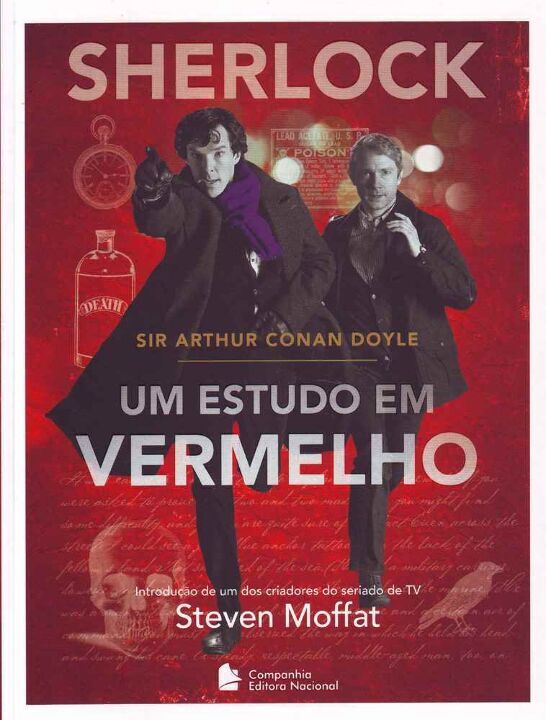 Livro Sherlock - Um estudo em vermelho