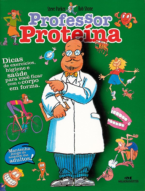 Livro Professor proteína: seu corpo em forma e saudável