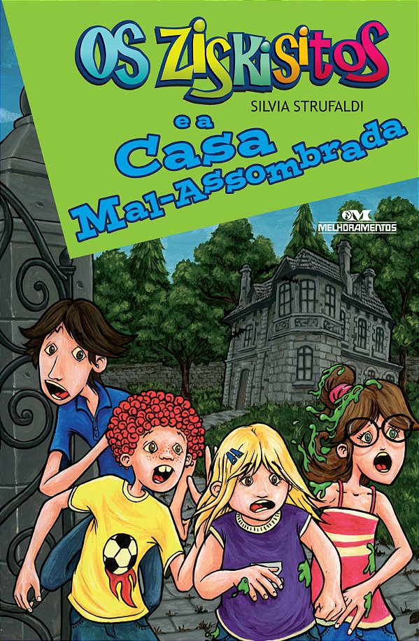 Livro Os ziskisitos e a casa mal-assombrada