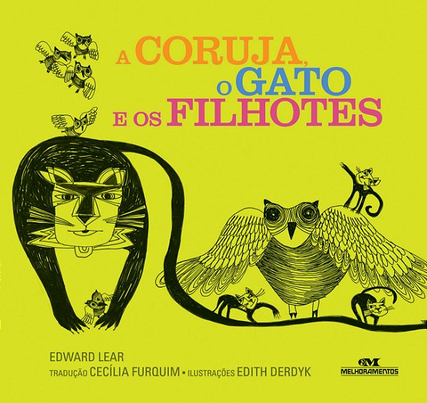 Livro A coruja, o gato e os filhotes
