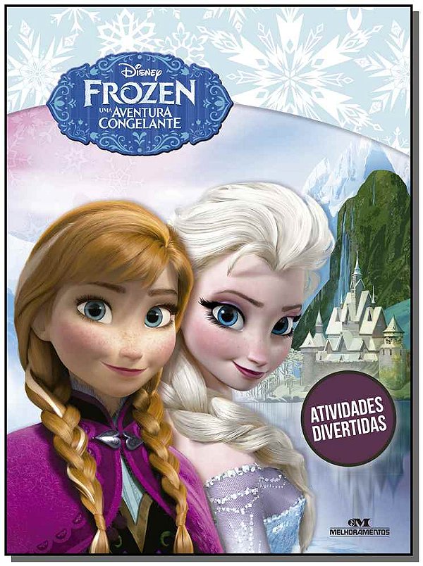 Livro Frozen - Uma Aventura Congelante - Atividades Divertidas