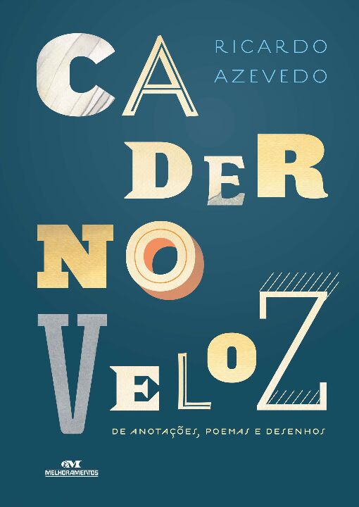 Livro Caderno veloz de anotações, poemas e desenhos