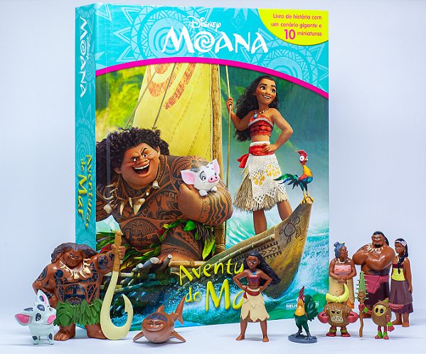 Livro Moana: aventuras do mar