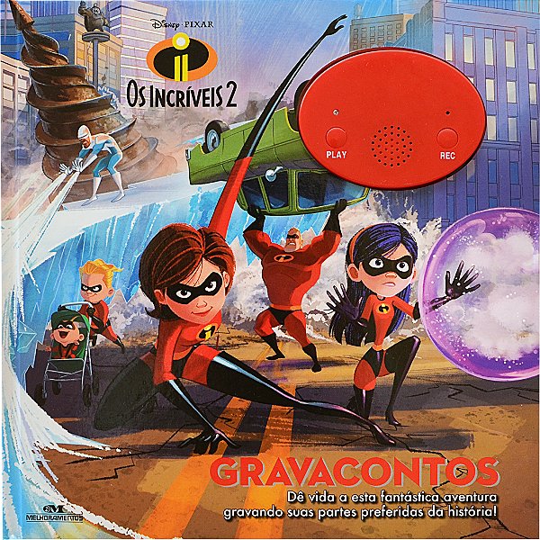 Livro Os Incríveis 2 – Gravacontos