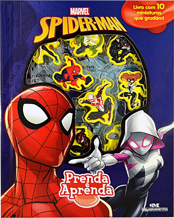 Livro Spider Man – Prenda E Aprenda