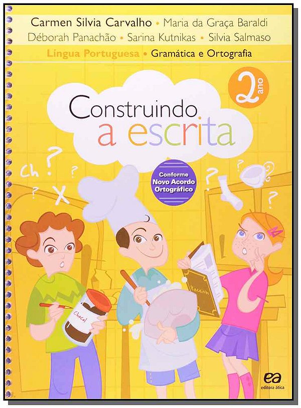 Livro Construindo A Escrita - Gramática E Ortografia - 2º Ano -...