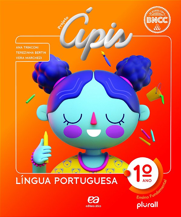 Livro Projeto Ápis - Lingua Portuguesa - 1 Ano - 04Ed/20
