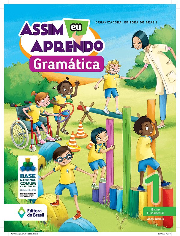 Livro Assim Eu Aprendo Gramática - 1º Ano - Ensino Fundamental ...