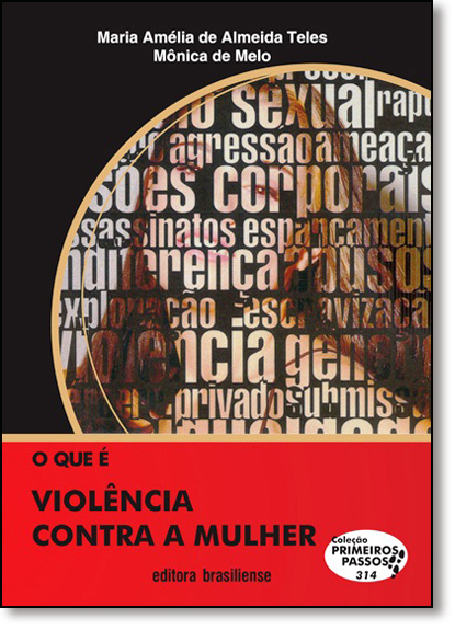 Livro O Que E Violencia Contra A Mulher - Col. Primeiros ...
