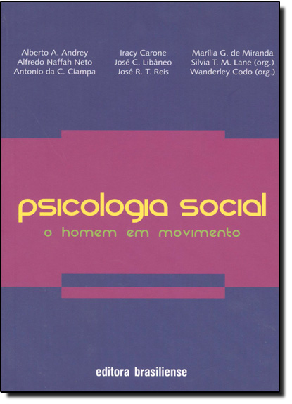 Livro Psicologia Social O Homem Em Movimento