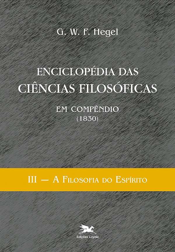 Livro Enciclopédia das ciências filosóficas em compêndio ...