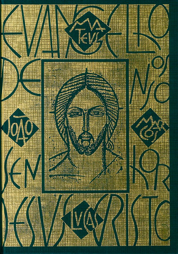 Livro Evangeliário verde: Edição luxo