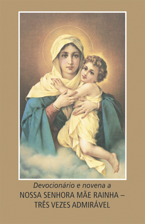 Livro Devocionário E Novena A Nossa Senhora Mãe Rainha - Três V...