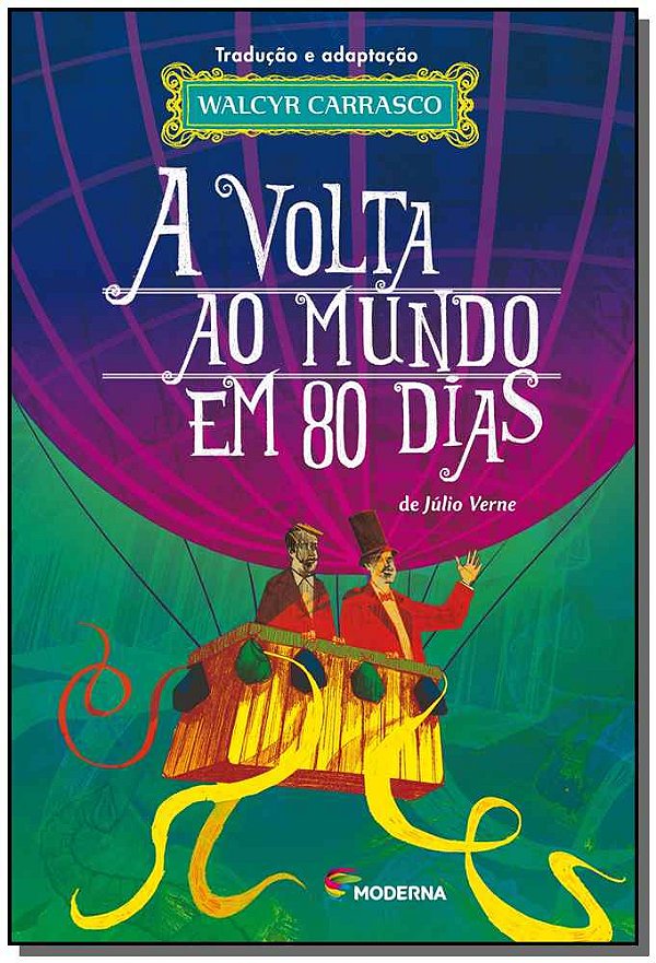 Livro A Volta Ao Mundo Em 80 Dias - Moderna